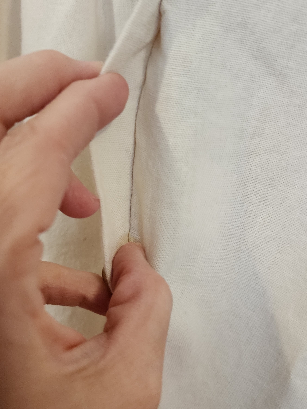 dip Cream Button-Front Midi Skirt - Picture 5 of 8